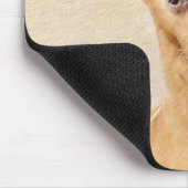 エトナのシルネコの絵 - かわいい犬のオリジナルアート マウスパッド (コーナー)