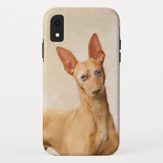 エトナのチルネコの絵 - かわいいオリジナルドッグアート Case-Mate iPhoneケース (裏面)