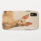 エトナのチルネコの絵 - かわいいオリジナルドッグアート Case-Mate iPhoneケース (裏面(横))