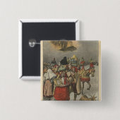 エトナ火山の噴火 缶バッジ (正面&裏面)