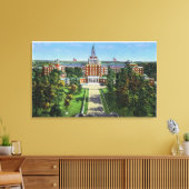 エトナ生命保険建物の外観 キャンバスプリント (インサイチュ (リビング))