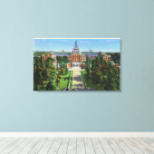 エトナ生命保険建物の外観 キャンバスプリント (インサイチュ (ウッドフロア))