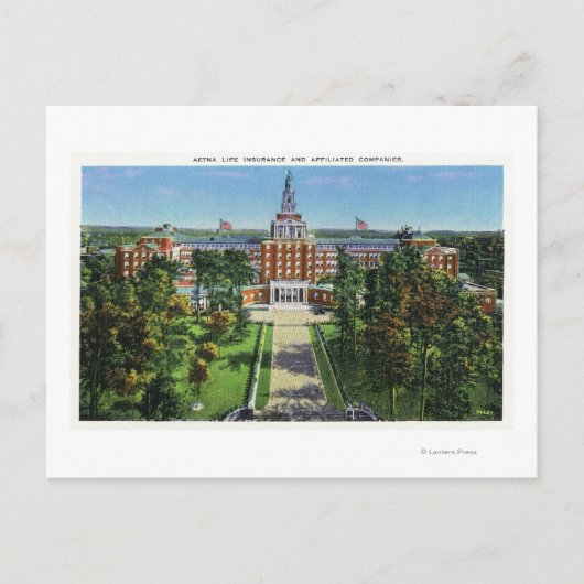 エトナ生命保険建物の外観 ポストカード (正面)