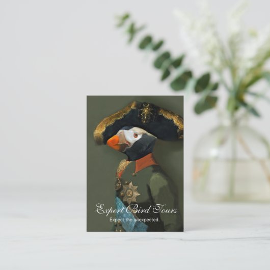 エトピリカ大将-鳥ガイド 名刺 (スタンド正面)