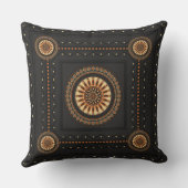 エトルシカンサン装飾用クッション-ヴィンテージアート クッション (裏面)