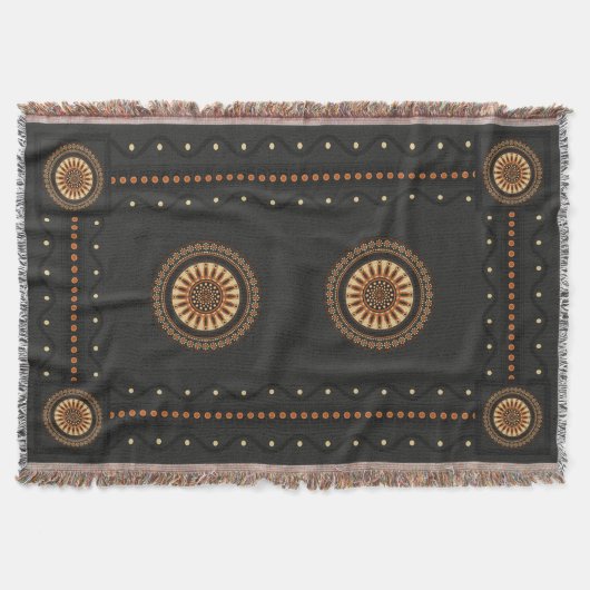 エトルシカンバッチェロスタイルブランケット スローブランケット (正面)