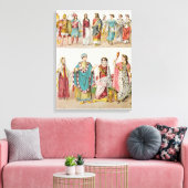 エトルリアのドレス キャンバスプリント (インサイチュ (リビング))