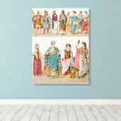 エトルリアのドレス キャンバスプリント (インサイチュ (ウッドフロア))