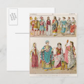 エトルリアのドレス ポストカード (正面/裏面)