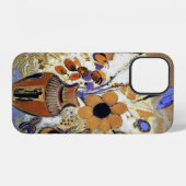 エトルリアの花瓶と花、ルドン iPhoneケース (裏面横)
