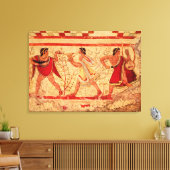 エトルリアミュージシャン キャンバスプリント (インサイチュ (リビング))