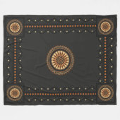 エトルリアンバッチェロスタイル フリースブランケット (正面(横))