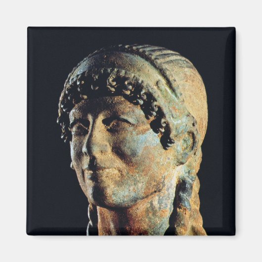 エトルリア人女性の頭 マグネット (正面)