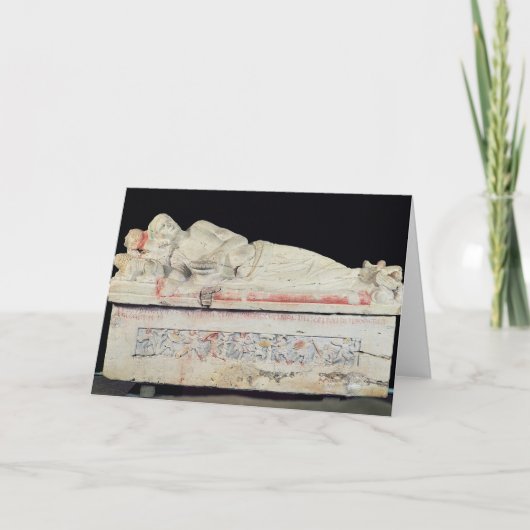 エトルリア石棺 カード (正面)