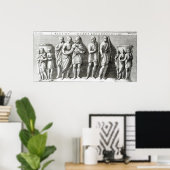 エトルリア石棺 ポスター (ホームオフィス)