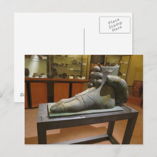 エトルリア足 ポストカード (正面/裏面)