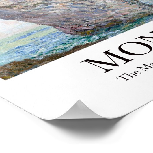 エトレタットポスターの近くのマネポルト ポスター (角)