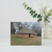 エトワサ草ぶき屋根の家 ポストカード (スタンド正面)
