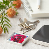 エトワールモダンドバラオリジナルアート キーホルダー (側面)