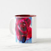 エトワールモダンドバラオリジナルアート ツートーンマグカップ (正面左)