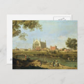エトンカレッジ， c.1754 ポストカード (正面/裏面)