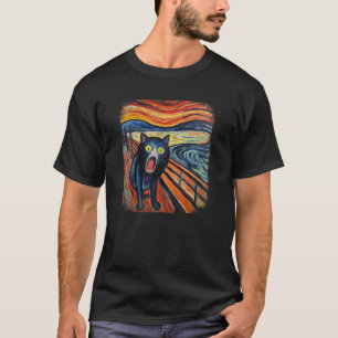 エドおもしろいバード表現主義ムンチアートによるCAT悲鳴 Tシャツ
