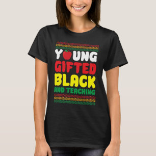 エドと黒人の若手アフリカ系アメリカ人先生ブラック Tシャツ