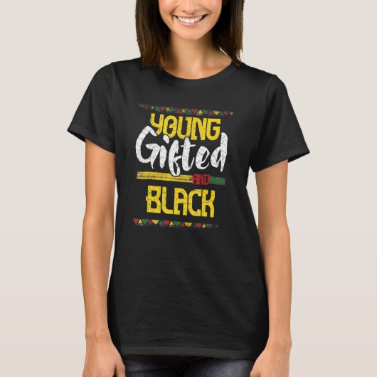 エドと黒人の若者の黒人歴史月間Pri Tシャツ (正面)