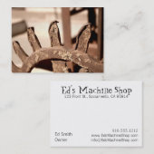 エドの機械工場カード 名刺 (正面/裏面)