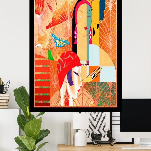 エドアルドガルシアアールデコアート ポスター (ホームオフィス)