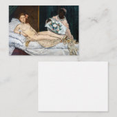 エドアルドマネ – オリンピア ノートカード (正面/裏面)