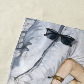 エドアルドマネ – オリンピア ビーチタオル (インサイチュ)