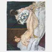 エドアルドマネ – オリンピア フリースブランケット (正面)