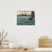 エドアルドマネ | The Kearsarge at Boulogne ポスター (キッチン)