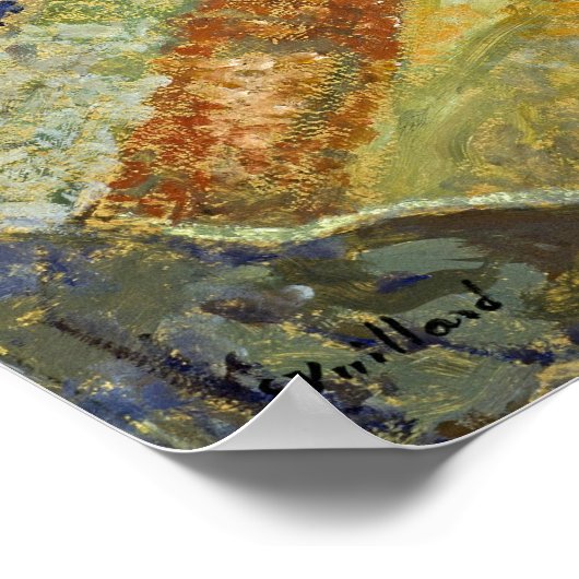 エドアルドヴィイラードルポットドフルーア(花のポット) ポスター (角)