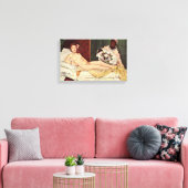 エドアードマネ – オリンピア キャンバスプリント (インサイチュ (リビング))