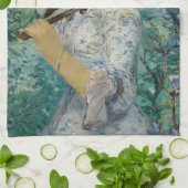 エドアードマネ – ジャンヌ/春 キッチンタオル (折り畳み)