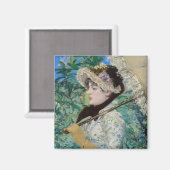 エドアードマネ – ジャンヌ/春 マグネット (正面/裏面)