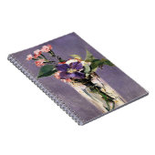 エドアードマネ – ピンクスとクレマティス ノートブック (右側)