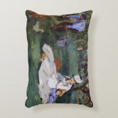 エドアードマネ – モネ家の庭 アクセントクッション (正面(垂直))