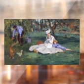 エドアードマネ – モネ家の庭 ウィンドウサイン (シート2)