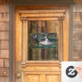 エドアードマネ – モネ家の庭 ウィンドウサイン (ホームデコレーション)