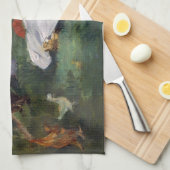 エドアードマネ – モネ家の庭 キッチンタオル (四つ折り)