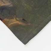 エドアードマネ – モネ家の庭 フリースブランケット (角)