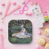 エドアードマネ – モネ家の庭 ペーパープレート (パーティー)