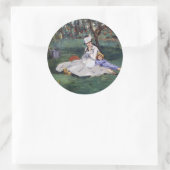 エドアードマネ – モネ家の庭 ラウンドシール (バッグ)