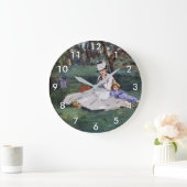 エドアードマネ – モネ家の庭 ラージ壁時計 (ホーム)