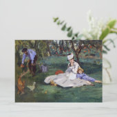 エドアードマネ – モネ家の庭 招待状 (スタンド正面)