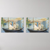 エドアードマネ – モネ絵画ズオンザズザズスタジオボート (正面)