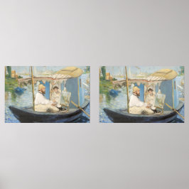 エドアードマネ – モネ絵画ズオンザズザズスタジオボート